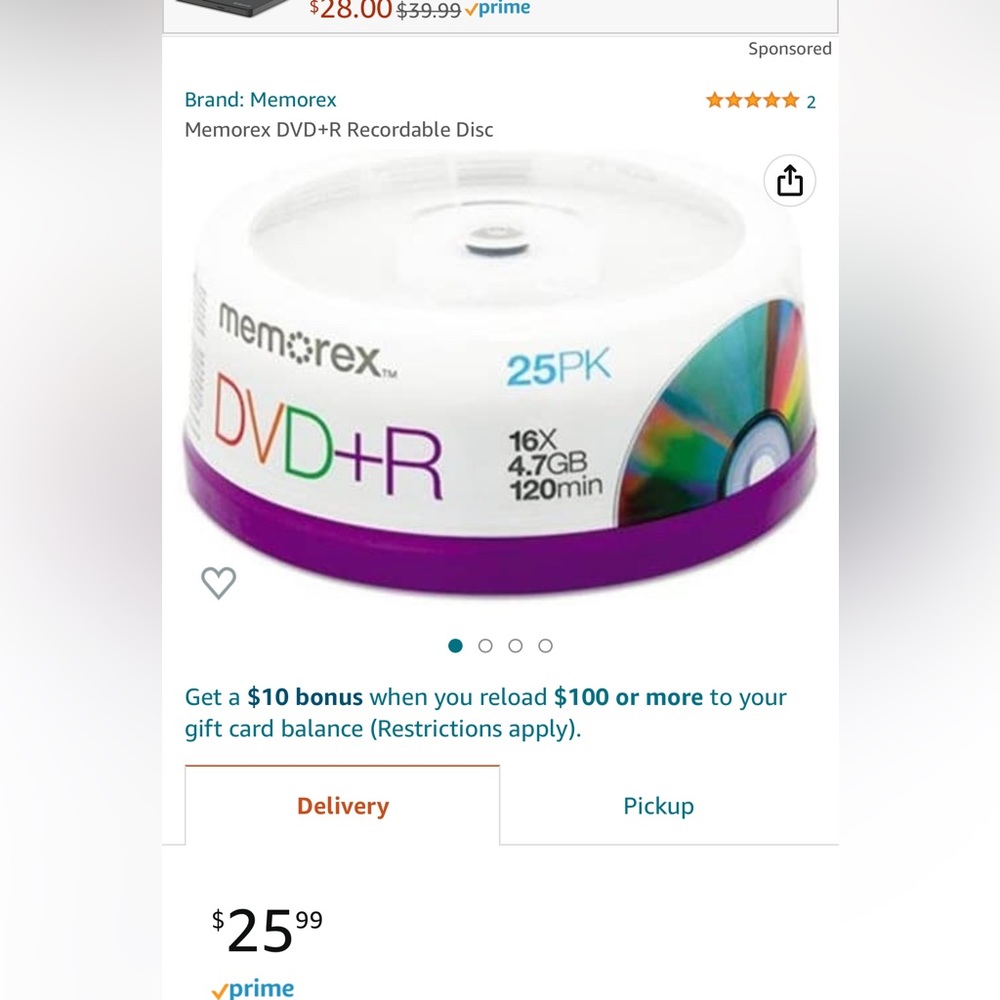 Memorex DVD+R